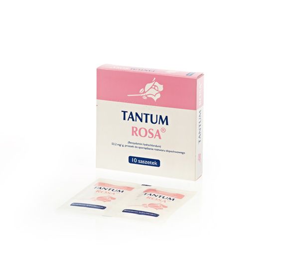 Tantum Rosa, cena ok. 28 zł (opakowanie 10 saszetek)