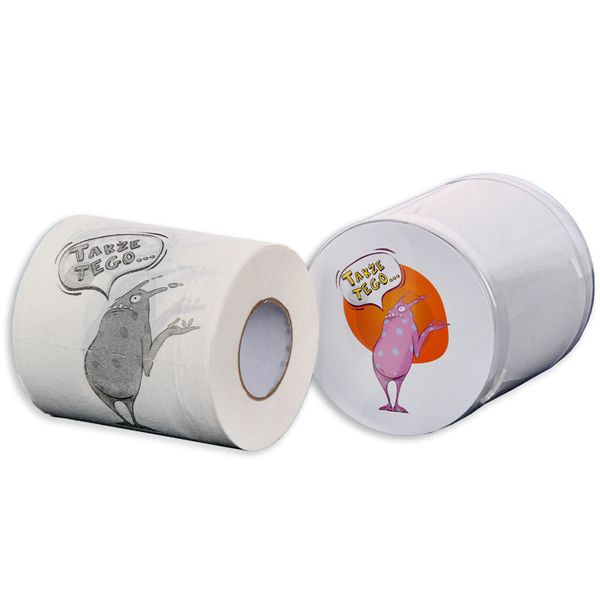 Zabawne gadżety do łazienki: papier toaletowy, Empik - cena 19.99 zł