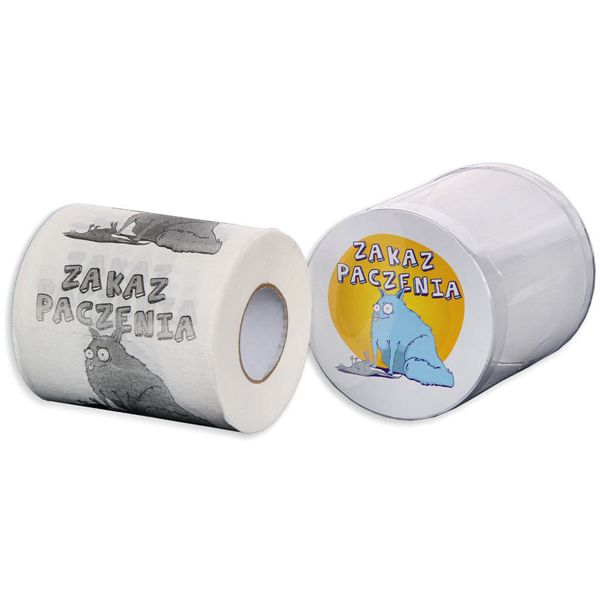 Zabawne gadżety do łazienki: papier toaletowy, Empik - cena 19.99 zł