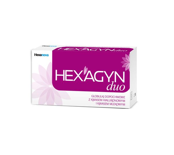 Hexagyn duo, cena ok. 24 zł (opakowanie 10 glubulek)