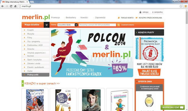 Księgarnia internetowa Merlin