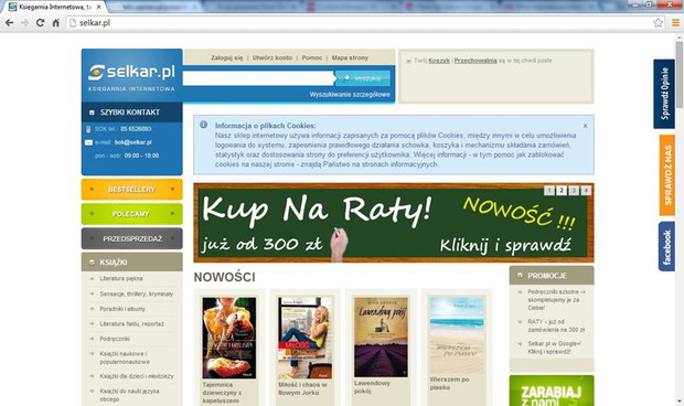 Księgarnia internetowa Selkar