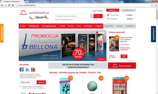 Księgarnia internetowa Swiatksiazki