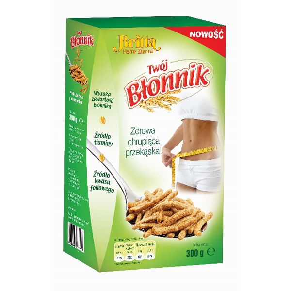 Płatki z błonnikiem, Britta, cena ok. 4,5 zł