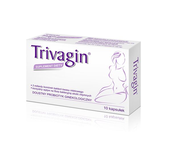 Trivagin, cena ok. 20 zł (opakowanie 10 kapsułek)