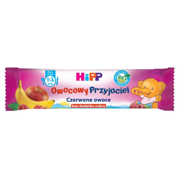 Batonik z czerwonymi owocami, Hipp, cena ok. 3 zł
