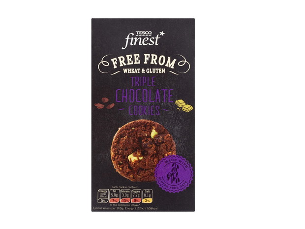 Ciasteczka bez glutenu, Tesco Finest