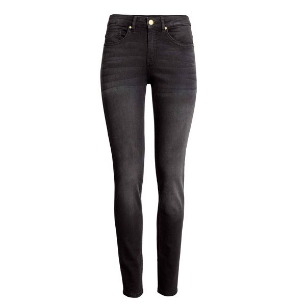 Czarne dżinsy H&M, cena, ok. 79,90 zł