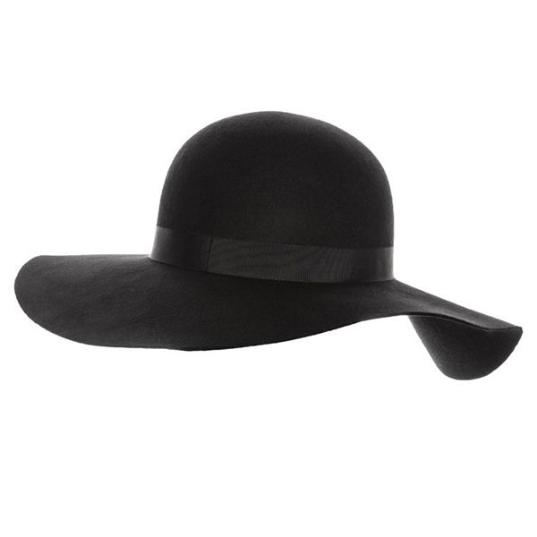 Czarny kapelusz Topshop, cena, ok. 129 zł