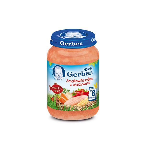 Danie z rybką, Gerber, cena ok. 6 zł