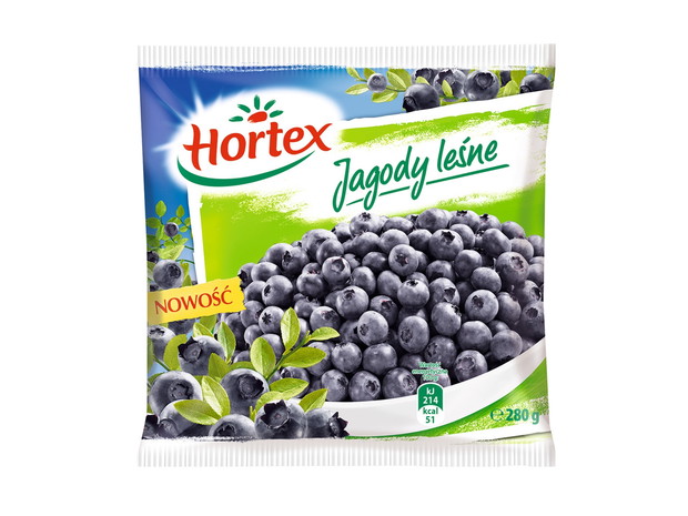 Mrożone jagody, Hortex