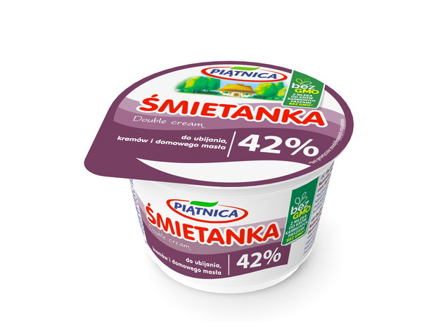 Śmietana Piątnica 42% - idealna do domowego masła