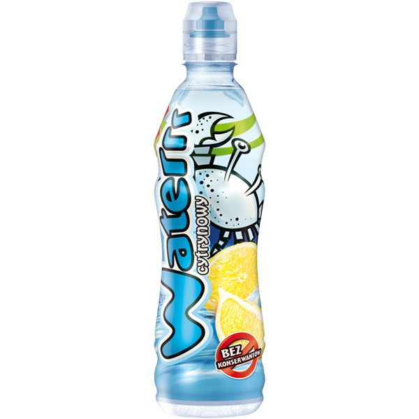 Woda o smaku cytryny, Kubuś Waterrr, cena ok. 3,5