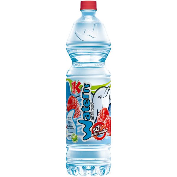 Woda o smaku maliny, Kubuś Waterrr, cena ok. 3,5
