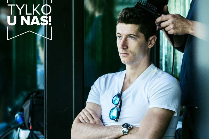 Robert Lewandowski - backstage sesji dla Vistula