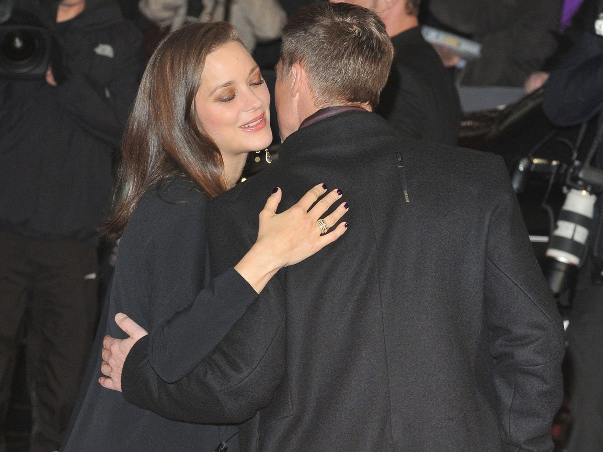 Brad Pitt i Marion Cotillard na premierze filmu Sprzymierzeni w Londynie