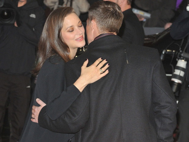 Brad Pitt i Marion Cotillard na premierze filmu Sprzymierzeni w Londynie