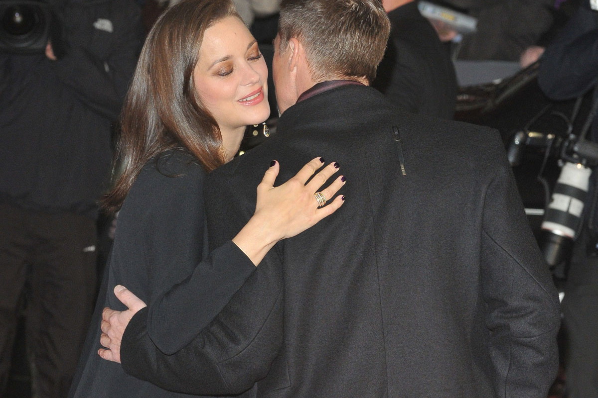 Brad Pitt i Marion Cotillard na premierze filmu Sprzymierzeni w Londynie