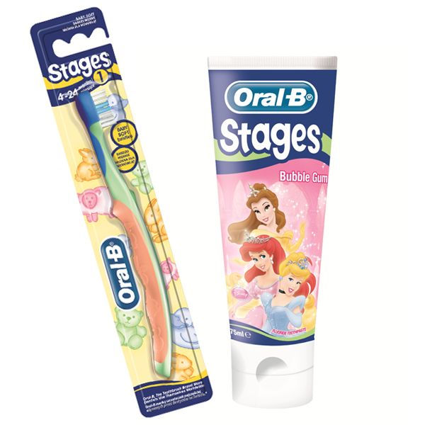 Pasta i szczoteczka do zębów Oral-b, cena ok. 20 zł