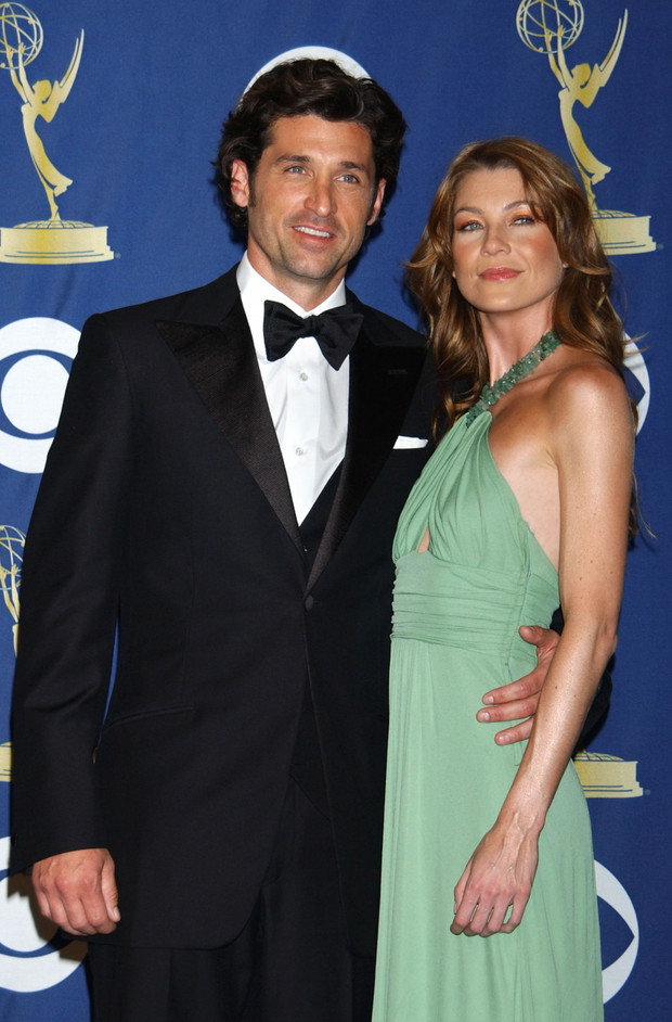 Patrick Dempsey z Ellen Pompeo na evencie Chirurgów