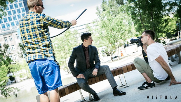 Robert Lewandowski - backstage sesji dla Vistula
