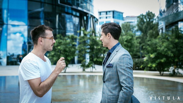 Robert Lewandowski - backstage sesji dla Vistula