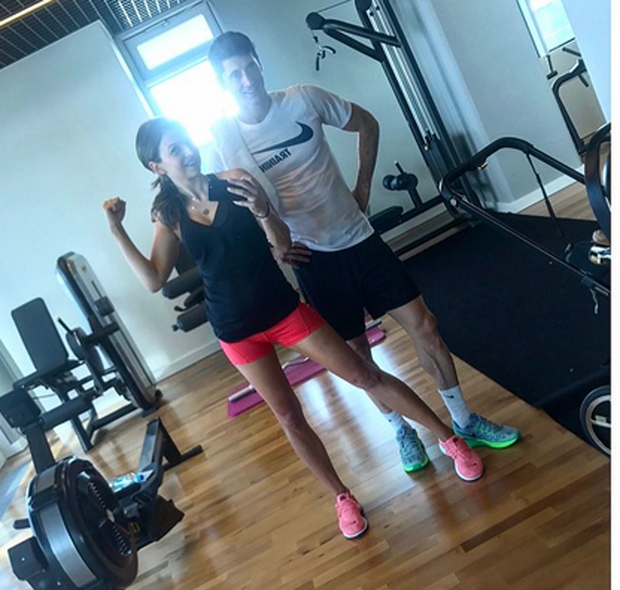 Robert Lewandowski, Anna Lewandowska, Klara Lewandowska