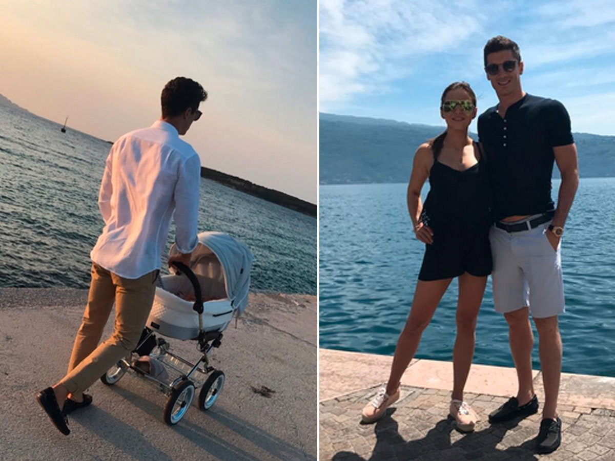 Robert Lewandowski, Anna Lewandowska, Klara Lewandowska