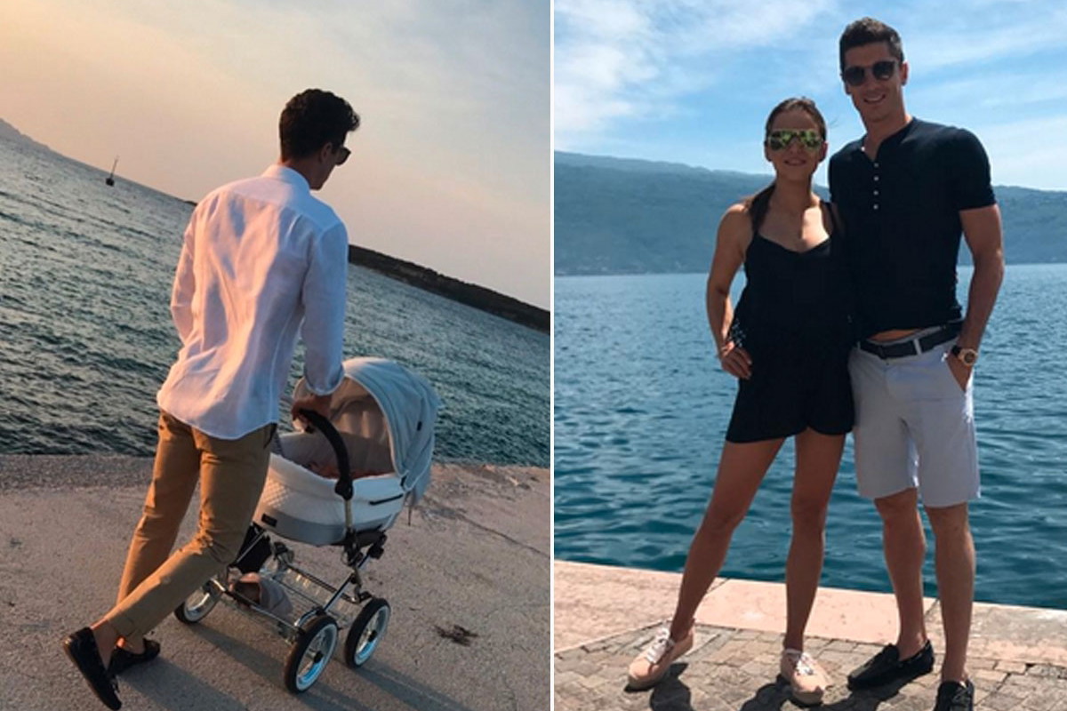 Robert Lewandowski, Anna Lewandowska, Klara Lewandowska