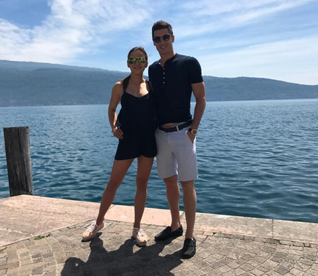 Robert Lewandowski, Anna Lewandowska, Klara Lewandowska
