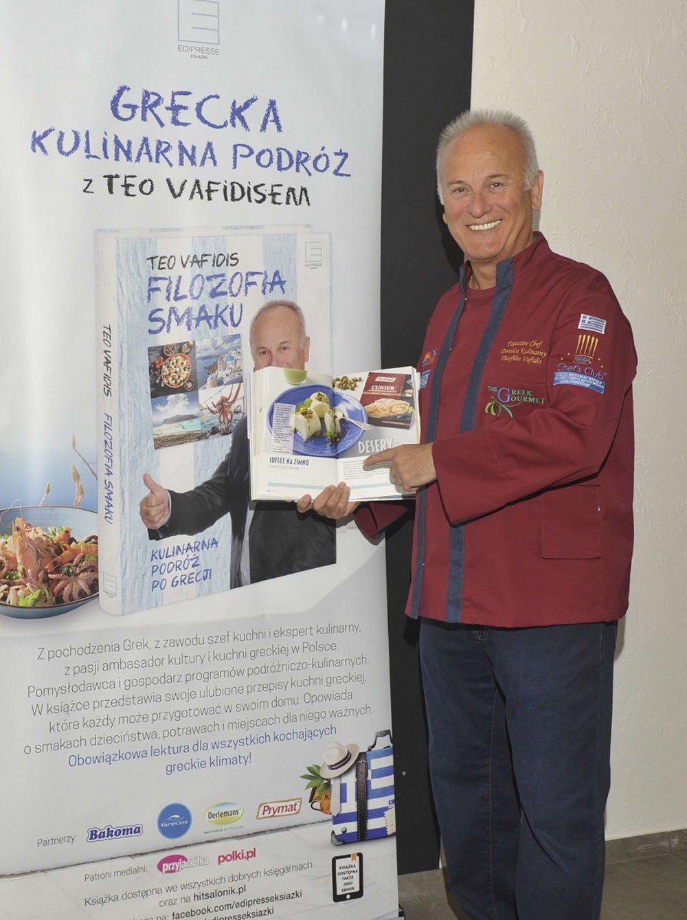 Promocja książki "Filozofia smaku" Teo Vafidisa