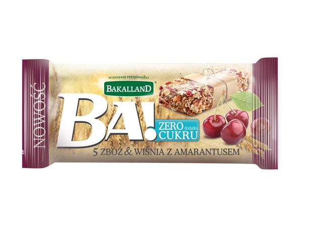Baton BA! Bakalland, wiśnia&amarantus