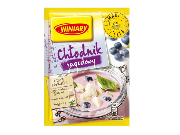 Chłodnik jagodowy WINIARY - cena ok. 1.80 zł