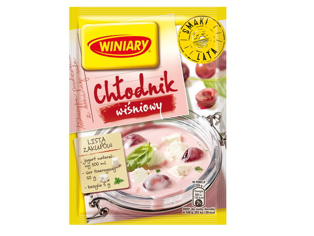 Chłodnik wiśniowy WINIARY - cena ok. 1.80 zł