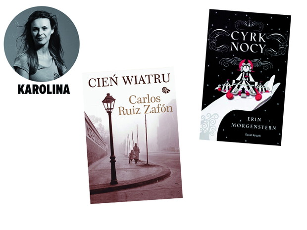 Cień wiatru C.R. Zafon, Cyrk nocy E. Morgenstern