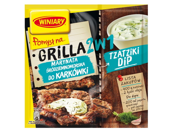 Marynata grillowa śródziemnomorska, WINIARY