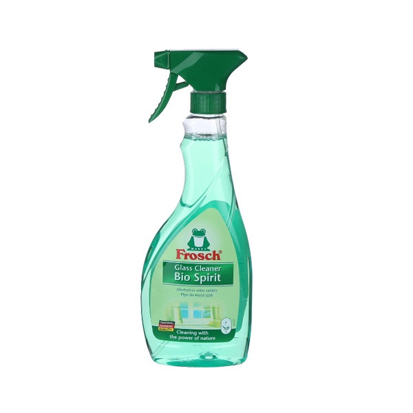 Płyny do mycia szyb: Frosch Glass Cleaner Bio Spirit Płyn do Mycia Szyb, 500ml, ok. 8,50 zł, panidomu24