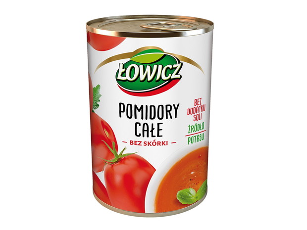 Pomidory całe bez skórki w nowej odsłonie, Łowicz