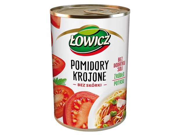 Pomidory krojone bez skórki w nowej odsłonie, Łowicz