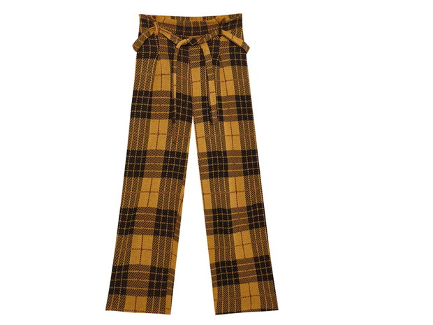 Spodnie culotte w kratę Pull&Bear, cena, pk. 99 zł