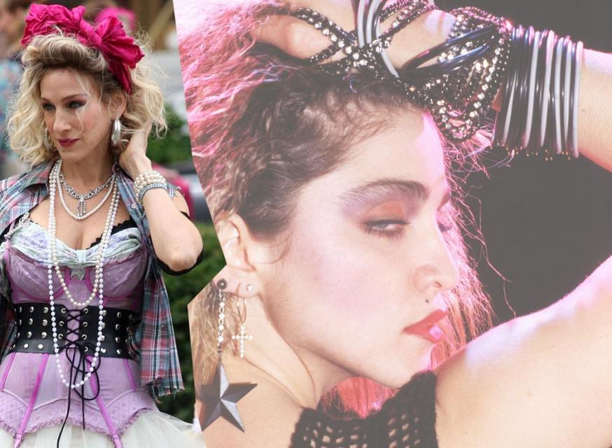 Madonna, Sarah Jessica Parker, lata 80.