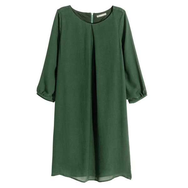 Zielona sukienka H&M, cena, ok. 79,90 zł