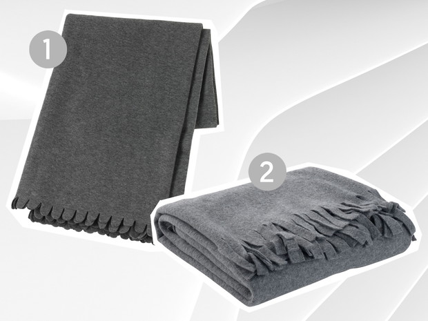 1. Pled POLARVIDE Ikea, cena 15,99 zł, 2. plec KARVE Jysk, cena 15 zł