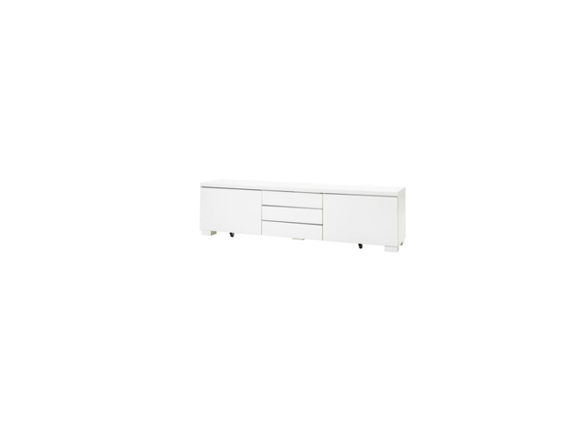 Biała szafka pod RTV Besta Burs, IKEA - cena 999 zł