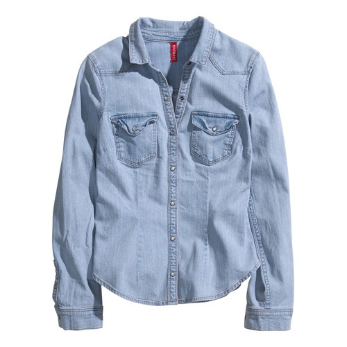 Jeansowa koszula, H&M, 99zł
