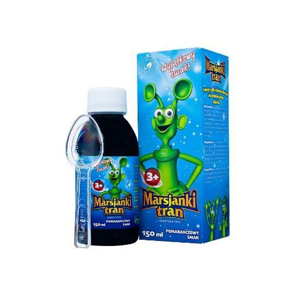 Syrop dla dzieci Marsjanki Tran, cena ok. 7 zł (opakowanie 150 ml)