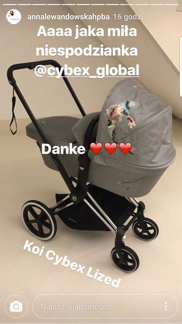 Wózek Klary Lewandowskiej