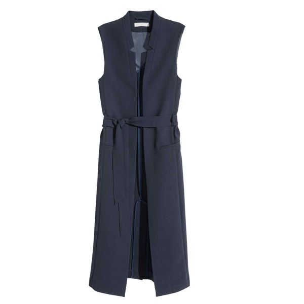 Granatowa kamizelka H&M, cena, ok. 149,90 zł