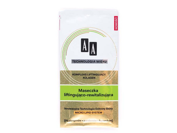 Maseczka Liftingująca - Rewitalizująca AA, 3 zł