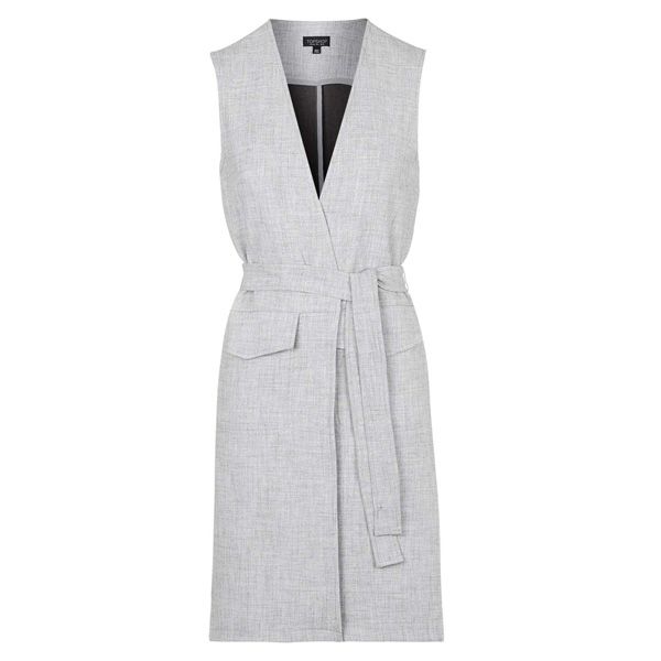 Szara kamizelka Topshop, cena, ok. 250 zł